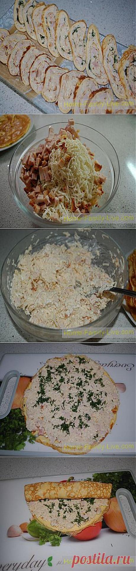 Сырные рулетики - Кулинарные рецепты