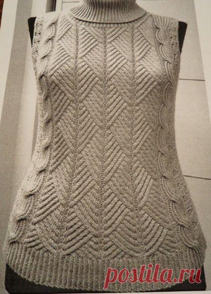 Узор спицами