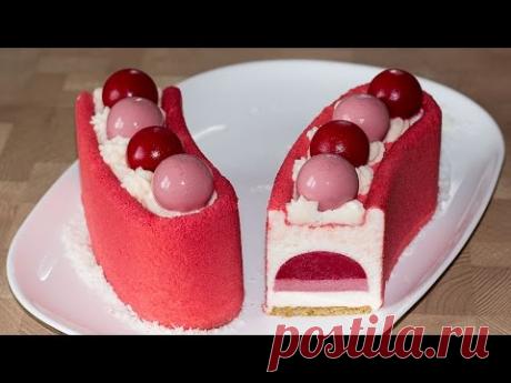 Муссовый малиновый торт (форма Звезда Арены) |  Mousse Raspberry Cake (KIT STELLA DEL CIRCO)