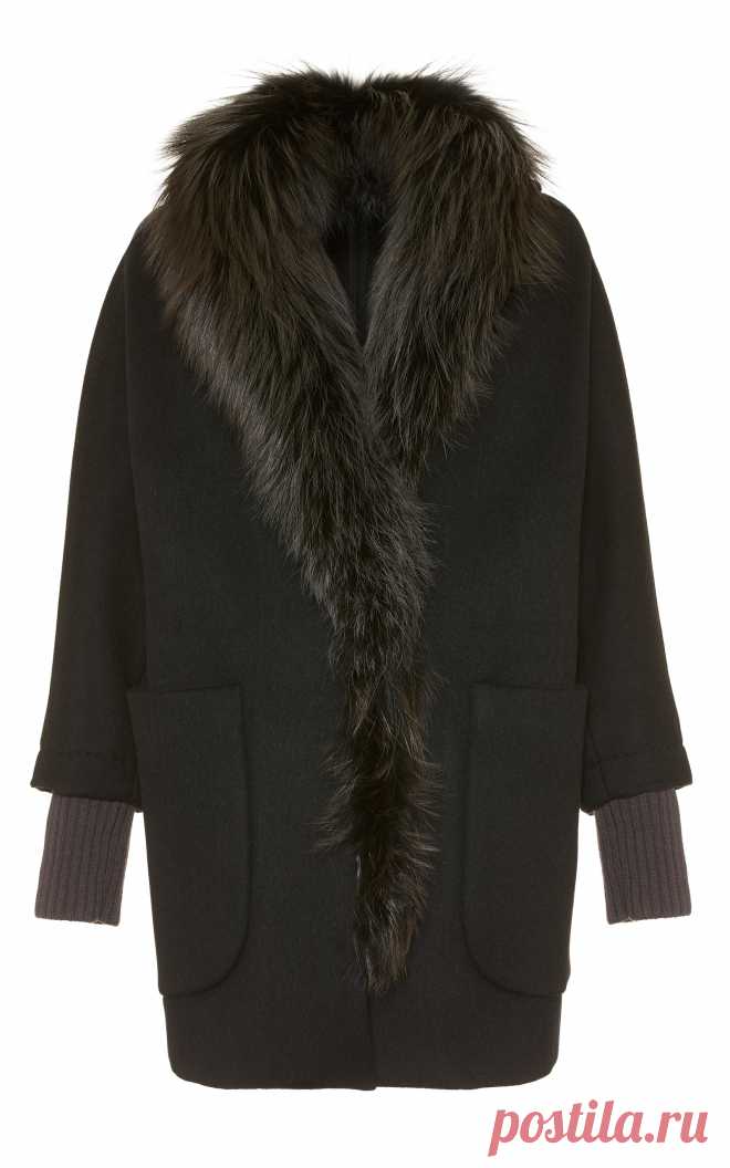 Fur Trim Coat by Fabiana Filippi | Moda Operandi