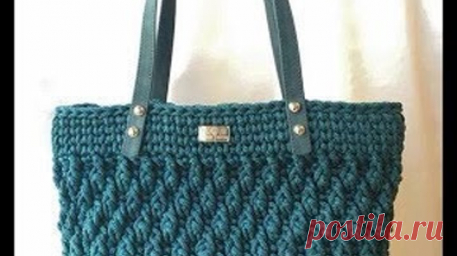 DROP BAG - BORSA UNCINETTO - HOW CROCHET A BAG