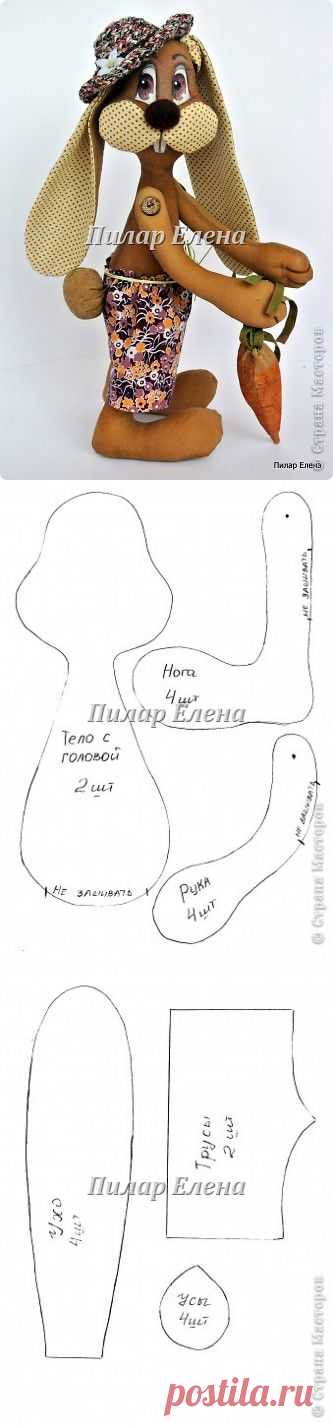 Копилка рукодельных идей и мк: Кролик Фока