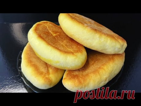 БЕЗ ДУХОВКИ✅БЕЗ ЖАРКИ✅БЕЗ ДРОЖЖЕЙ✅ ПИРОЖКИ НА СКОВОРОДЕ ВКУСНЕЕ ЧЕМ Я ОЖИДАЛА😍 рецепт под видео ☺️