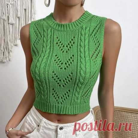 Красивый топ спицами