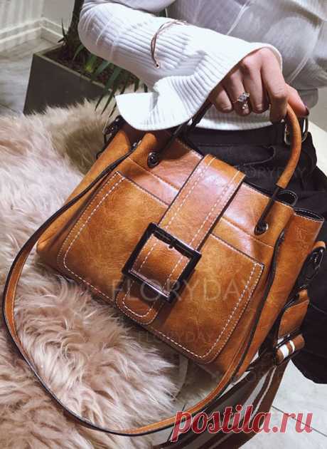 Black Friday Shoulder Vintage Double Handle Bags - Floryday