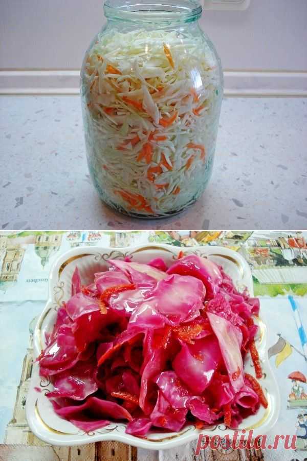 Маринованная капуста в банках "Соломка" и "Пелюстка"