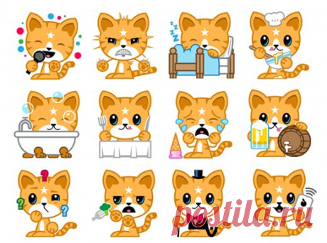 В чате Facebook появились прикольные наклейки Смешные коты и милые чудики избавят вас от надоевших смайликов