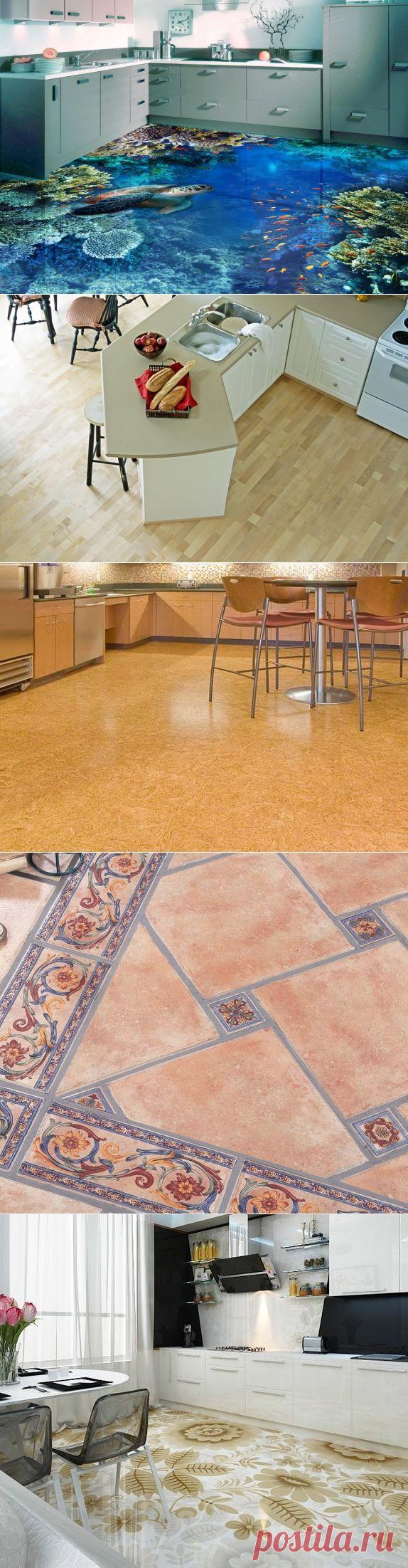 Выбор материала для кухонного пола &#8212; Наши дома
