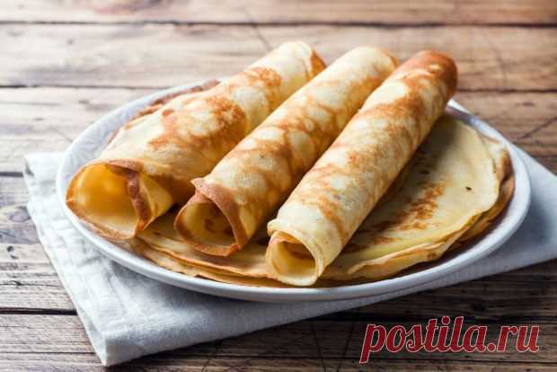 ПП блины на кефире — Домашняя кулинария