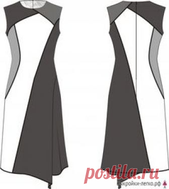 Купить готовую выкройку платья-футляр