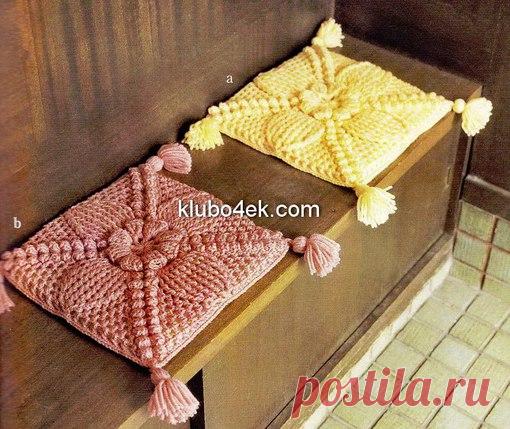 Подушка-сидушка крючком