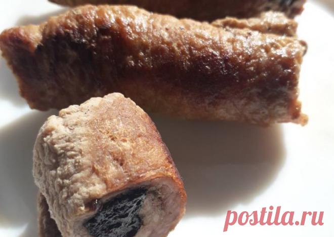 (5) Свинные рулетики с черносливом😋 - пошаговый рецепт с фото. Автор рецепта Виктория ✈ . - Cookpad