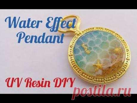 UV Resin Water Effect Pendant DIY