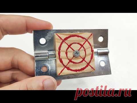 Плотницкий фокус, который облегчит вашу повседневную жизнь! - Уловки и подсказки