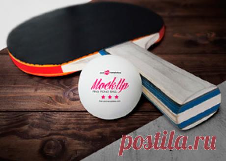 PSD исходник - Пинг Понг Mockup