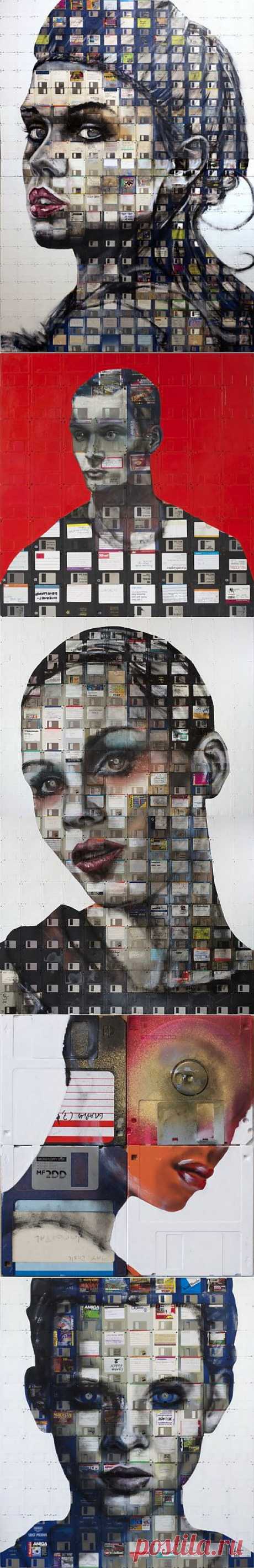 (+1) тема - Лондонский художник подарил новую жизнь дискетам | Искусство