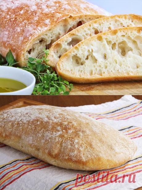 Рецепт чиабатты в духовке