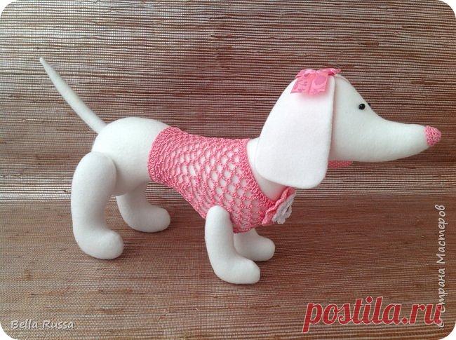 Шьём таксу Розовый Зефир