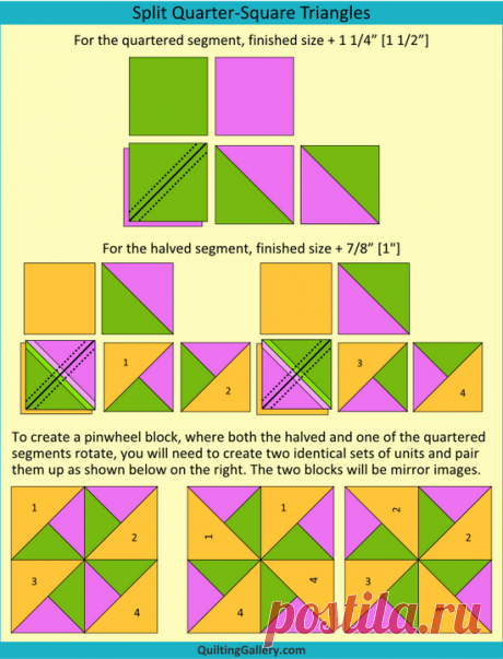 DS QAL: Creating Triangle and Flying Geese Units - Quilting Gallery /Quilting Gallery