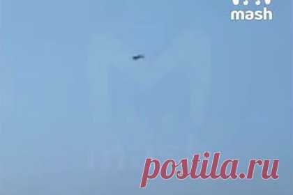 Пролет беспилотника над Тамбовской областью сняли на видео