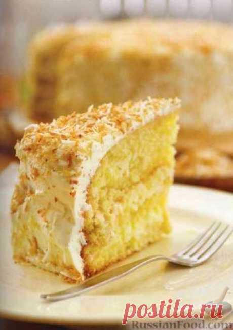 Кокосовый торт на RussianFood.com