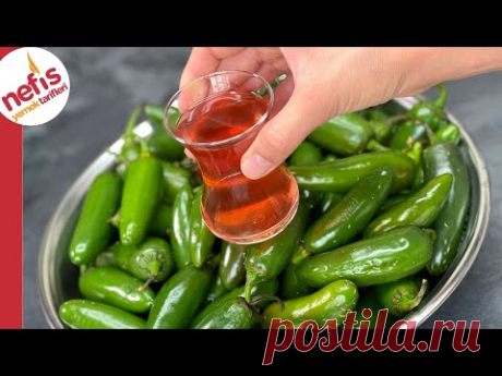 BU TURŞUYU YAPMADAN KIŞA GİRMEYİN ✅ Çerez Gibi Yedirten Jalapeno Turşusu
