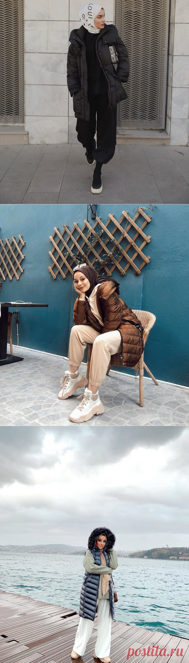 How to Style Puffer For Hijab Winter Looks - Hijab-style.com