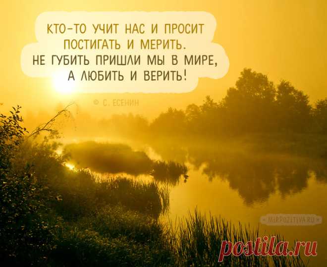 Цитаты Есенина о любви и жизни