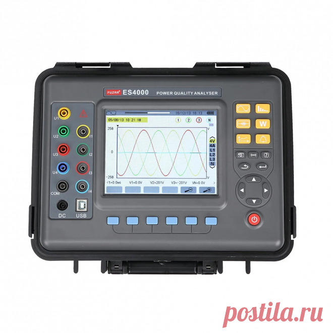 Es4000 three-phase energy analyzer 6000a multifunctional three-phase power quality analyser Sale - Banggood.com