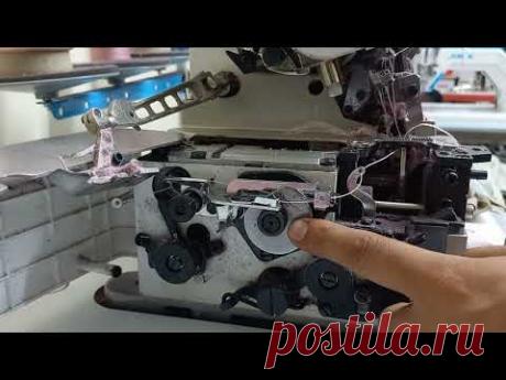 ajuste de leva d puntada de seguridad (o estica fio o hilo)