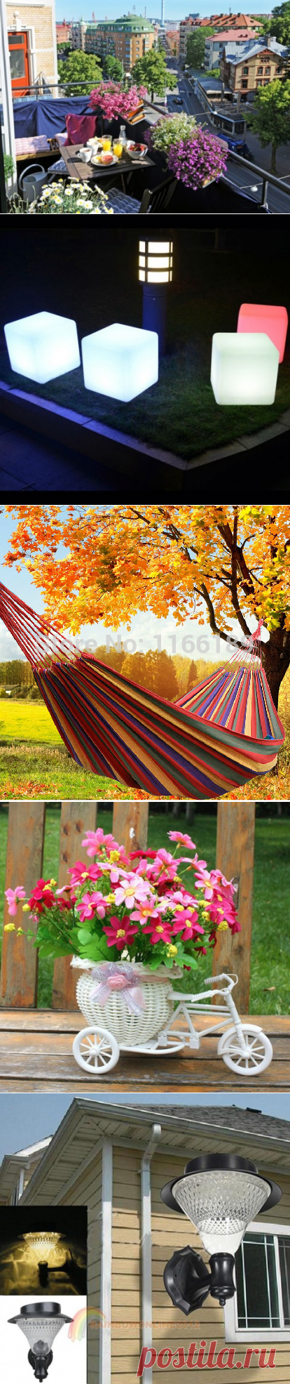 7 идей для украшения сада или балкона