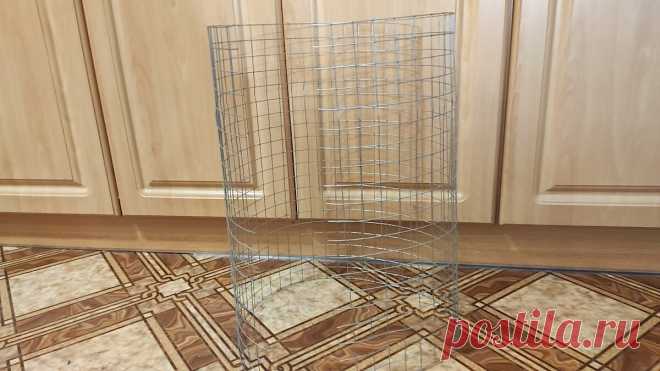 Показываю, как я из металлической сетки и остатков ткани сделала полезную вещь для ванной комнаты | Шебби-Шик | Яндекс Дзен