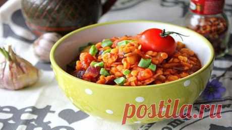 Чечевица с овощами. Очень вкусное блюдо из чечевицы с овощами, которое готовится легко и быстро. Ну, а о пользе чечевицы знают все. — Полезные советы