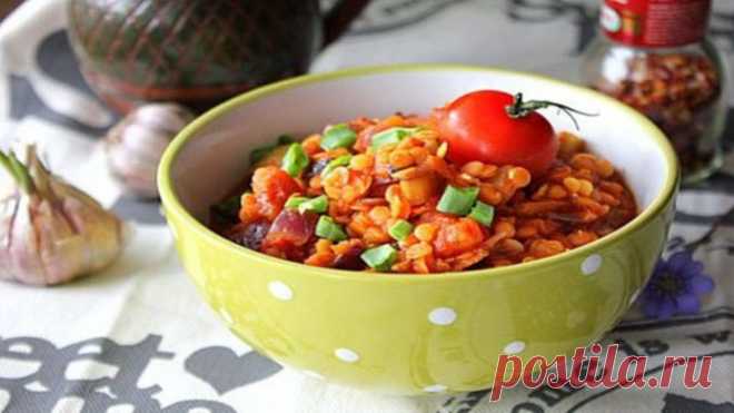 Чечевица с овощами. Очень вкусное блюдо из чечевицы с овощами, которое готовится легко и быстро. Ну, а о пользе чечевицы знают все. — Полезные советы