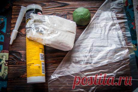 Самая бюджетная и простая силиконовая форма из герметика и крахмала. | Живые вещи | Яндекс Дзен