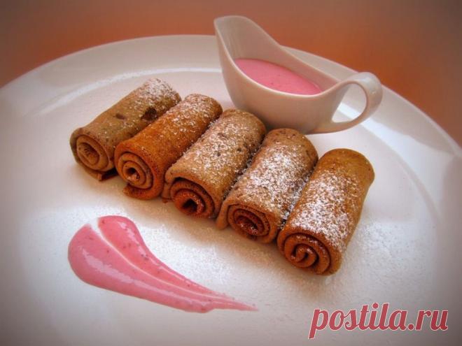 Великолепные шоколадные блины для блинного торта