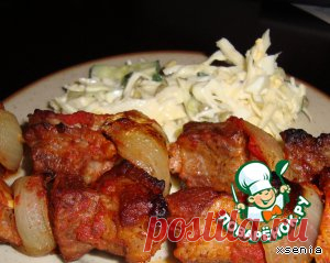 Шашлык в рукаве для запекания - кулинарный рецепт