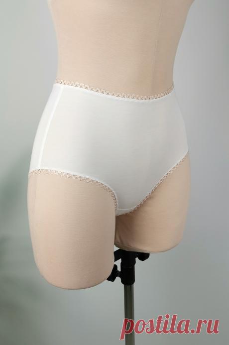 Трусики с высокой талией #vikroyka019 + MK