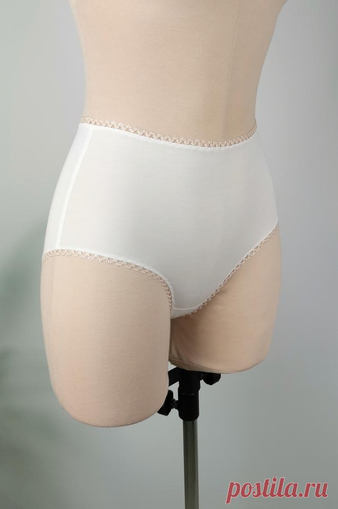 Трусики с высокой талией #vikroyka019 + MK