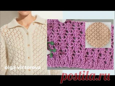 1179 АЖУРНЫЙ УЗОР СПИЦАМИ Вязание Узоры спицами KNITTING PATTERNS