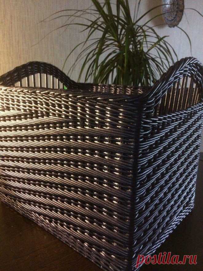«Прелесные Плетение из газетных трубочек