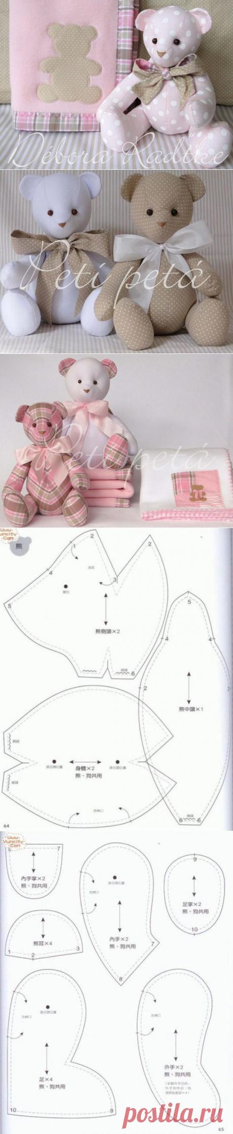 ШЬЕМ МИШЕК ОТ DEBORA REDTRE | Варварушка-Рукодельница