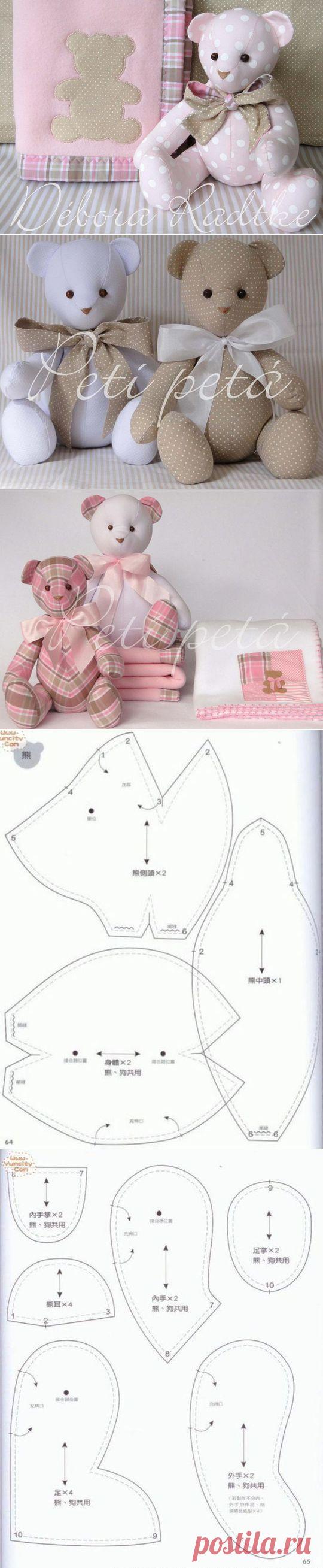 ШЬЕМ МИШЕК ОТ DEBORA REDTRE | Варварушка-Рукодельница