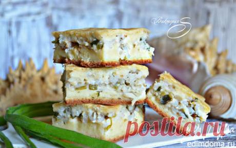 Рыбный заливной пирог | Кулинарные рецепты от «Едим дома!»