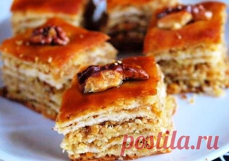 Пахлава медовая настоящая | ГОТОВИМ ВКУСНО И ПО-ДОМАШНЕМУ
