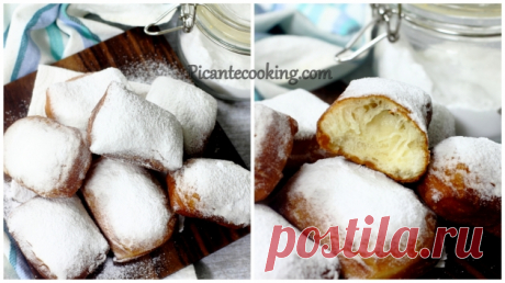 Креольские бенье (Beignets) (дрожжевое тесто на сгущенном молоке)