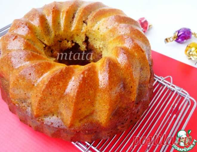 Мраморный кекс с нутеллой и ликером – кулинарный рецепт