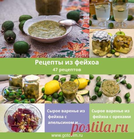 Рецепты из фейхоа, 47 рецептов, фото-рецепты Фейхоа можно есть свежими и использовать для приготовления варенья, джемов или желе. Можно добавить фейхоа во фруктовые салаты, в выпечку, в некоторые соусы. Мякоть ягод  перетирают в пюре и готовят глазировку к мясу.