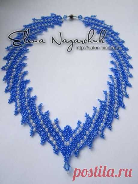 Колье Нежность | Салон Эксклюзивного Бисера beading patterns free