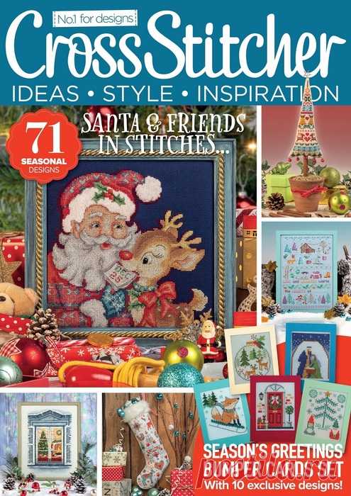 Коллекция вышивки в журнале «CrossStitcher №389 2022»